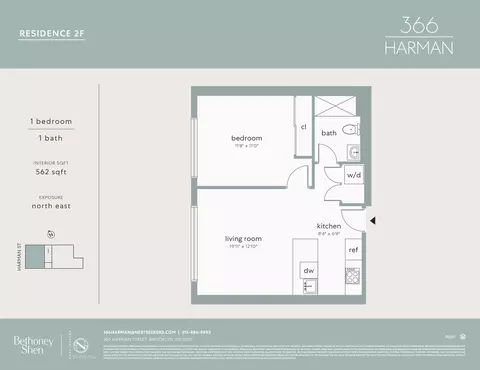 366 Harman St #2-F, Brooklyn, NY 11237