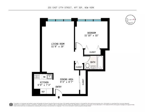 201 E 17th St #30F, New York, NY 10003