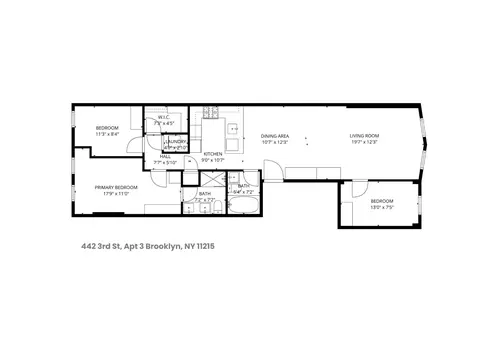 442 3rd St #3, Brooklyn, NY 11215