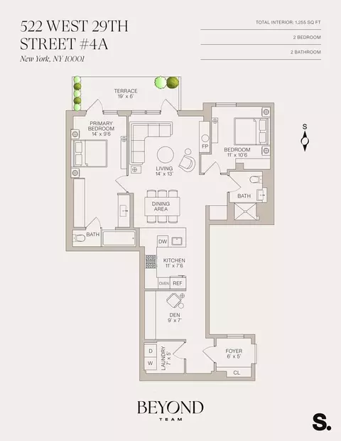 522 W 29th St #4A, New York, NY 10001