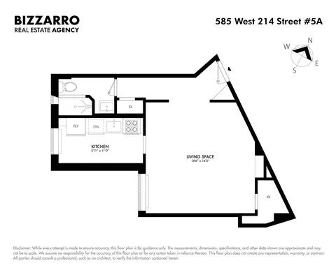 585 W 214th St #5A, New York, NY 10034