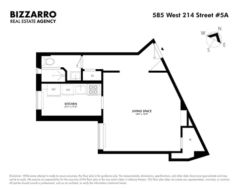 585 W 214th St #5A, New York, NY 10034
