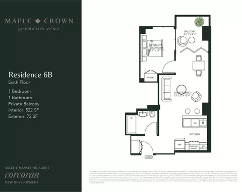 537 Brooklyn Ave #6B, Brooklyn, NY 11225