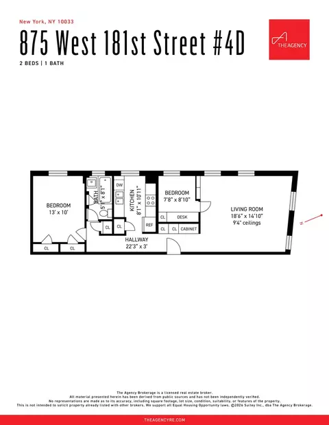 875 W 181st St #4D, New York, NY 10033