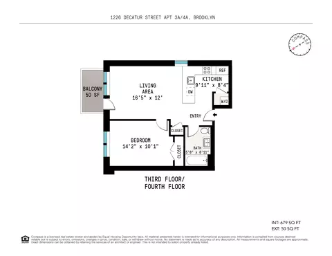 1226 Decatur St #3A, Brooklyn, NY 11207