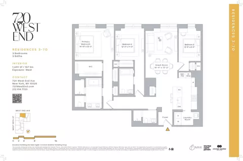 720 W End Ave #3D, New York, NY 10025