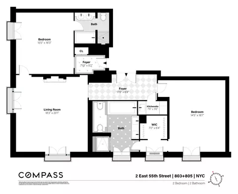 2 E 55th St #803/805, New York, NY 10022
