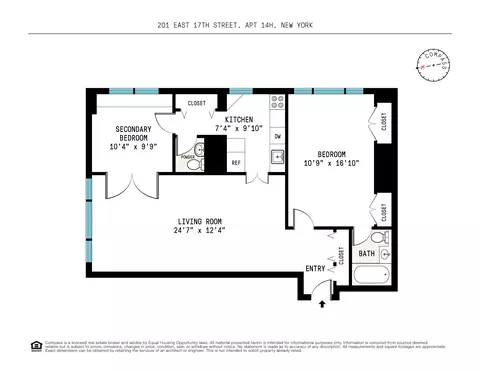 201 E 17th St #14H, New York, NY 10003