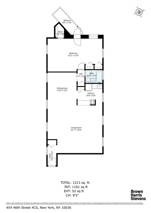 454 W 46th St #4CS, New York, NY 10036