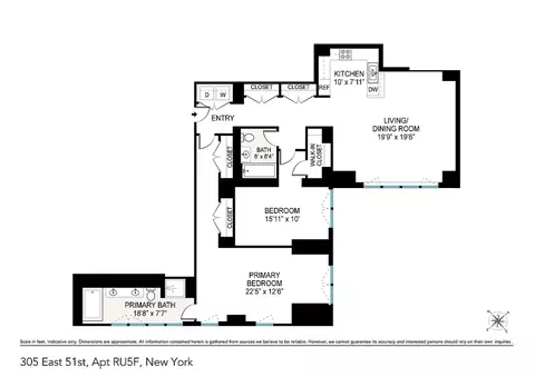 305 E 51st St #RU5F, New York, NY 10022