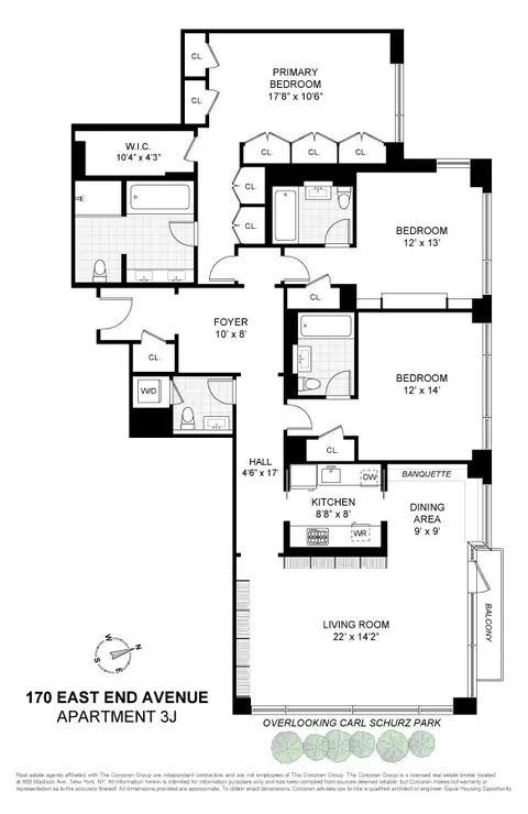 170 End Ave #3J, New York, NY 10128