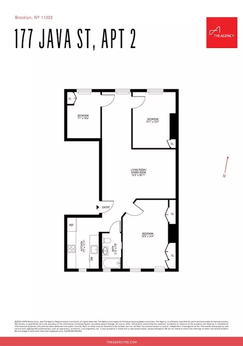 Floorplan - 177 Java St, Brooklyn, NY 11222 photo 2 of 3