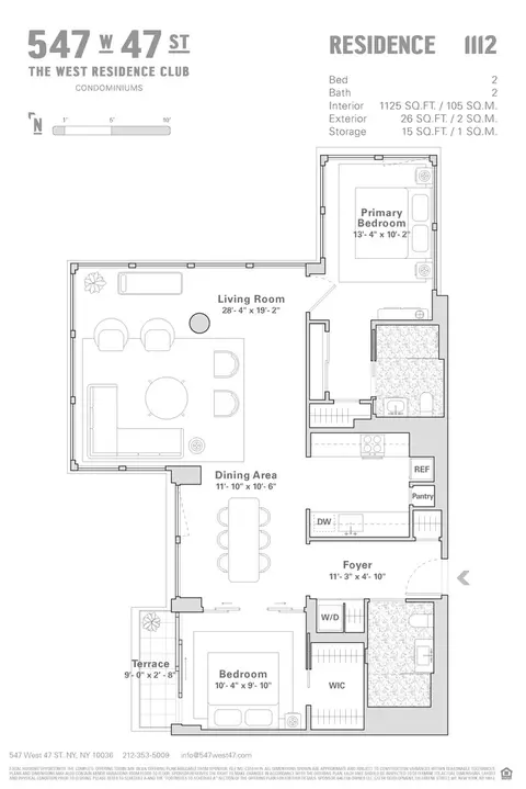 547 W 47th St #1112, New York, NY 10036