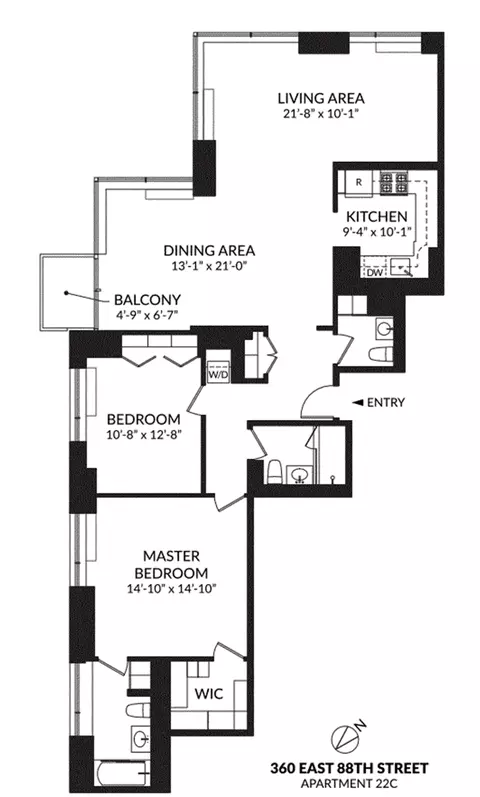 360 E 88th St #22C, New York, NY 10128