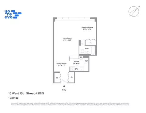 16 W 16th St #11NS, New York, NY 10011