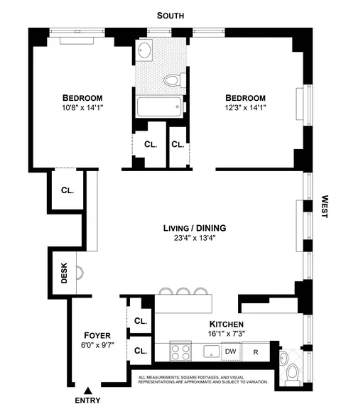 310 W End Ave #4C, New York, NY 10023