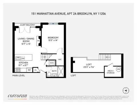 151 Manhattan Ave #2A, Brooklyn, NY 11206