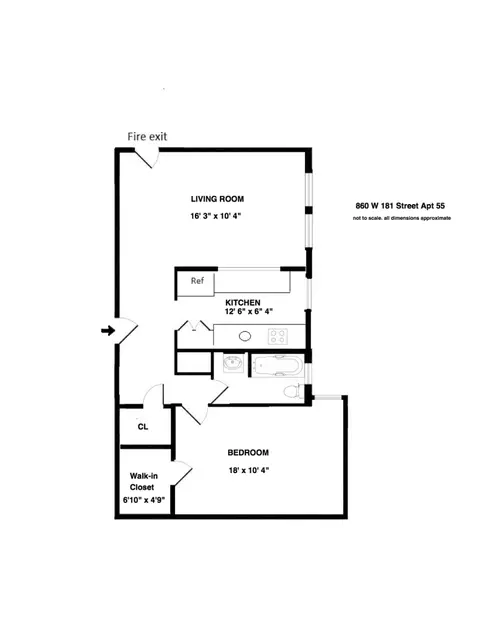 860 W 181st St #55, New York, NY 10033