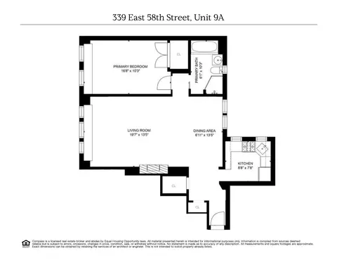 339 E 58th St #9A, New York, NY 10022
