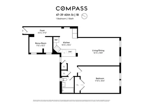 47-39 40th St #1B, New York City, NY 11104