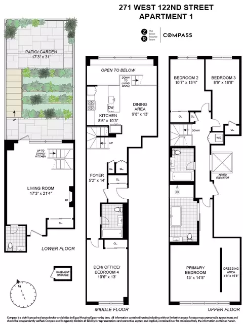 271 W 122nd St #A, New York, NY 10027