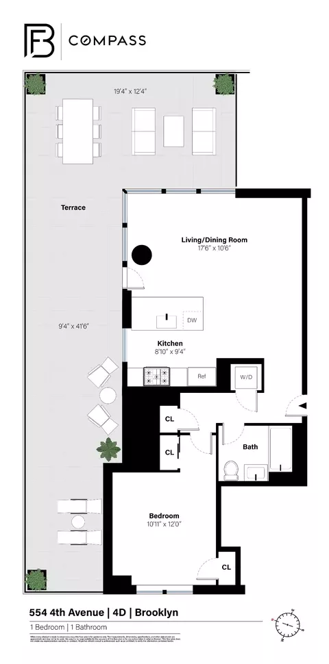 554 4th Ave #4D, Brooklyn, NY 11215