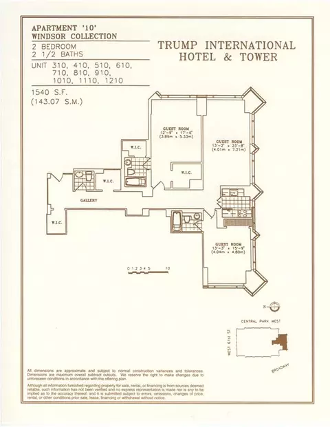 1 Central Park W #610, New York, NY 10023