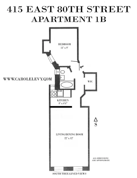 415 E 80th St #1-B, New York, NY 10075