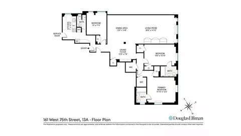 161 W 75th St #13A, New York, NY 10023