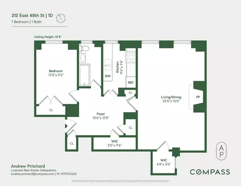 212 E 48th St #1D, New York, NY 10017