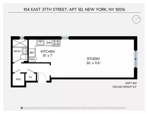 104 E 37th St #5D, New York, NY 10016