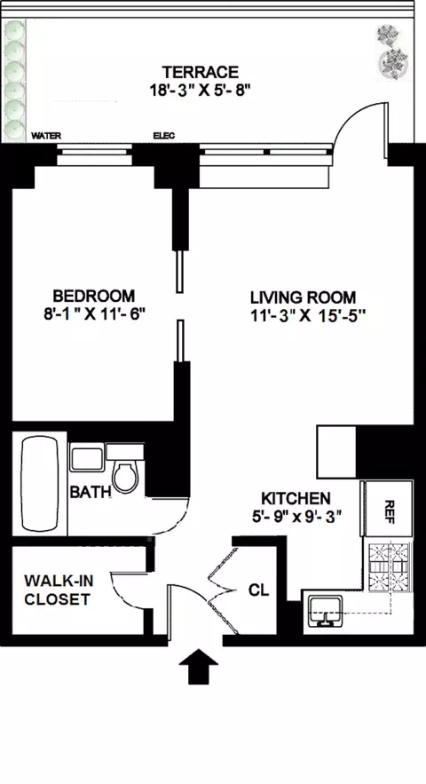 430 W 34th St #16F, New York, NY 10001