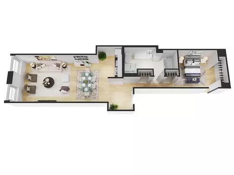 Floorplan - 20 Pine St #910, New York, NY 10005 photo 2 of 2