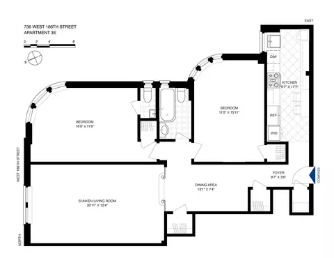 736 W 186th St #3E, New York, NY 10033