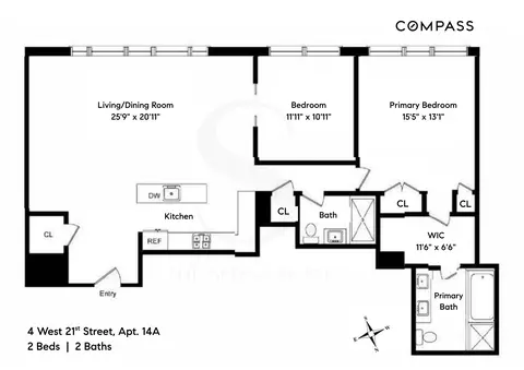 4 W 21st St #14A, New York, NY 10010