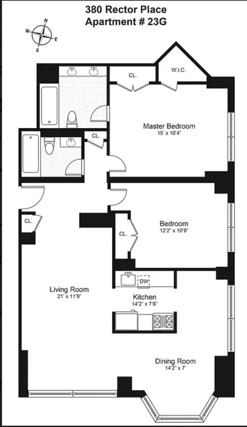 380 Rector Pl #23G, New York, NY 10280