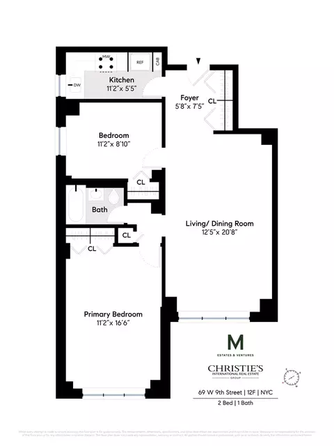 69 W 9th St #12F, New York, NY 10011