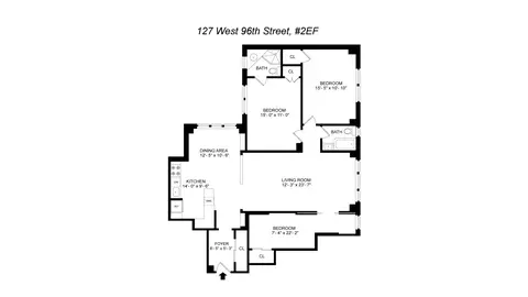 127 W 96th St #2EF, New York, NY 10025