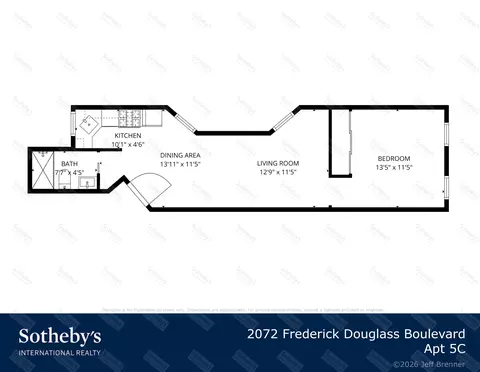 2072 Frederick Douglass Blvd #5C, New York, NY 10026