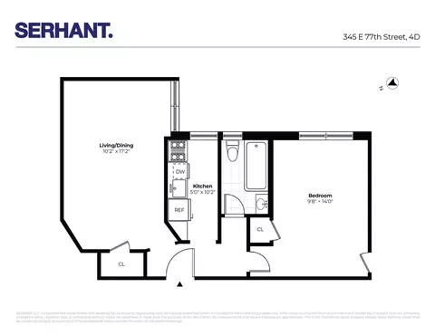 345 E 77th St #4D, New York, NY 10075