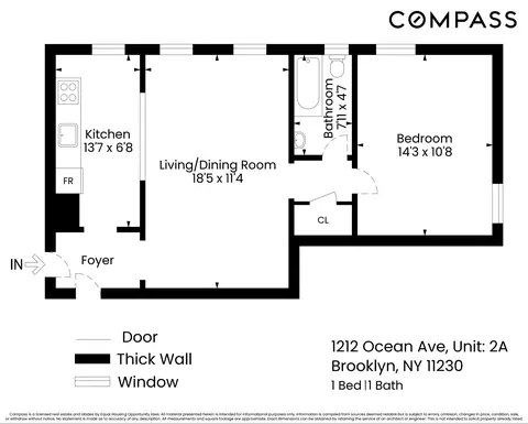 1212 Ocean Ave #2A, Brooklyn, NY 11230