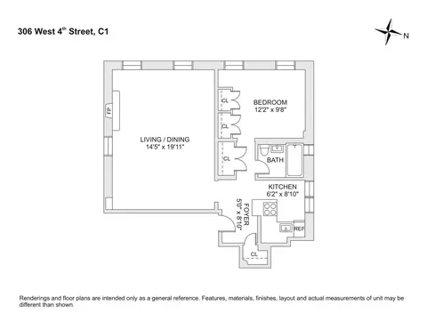 306 W 4th St #C1, New York, NY 10014