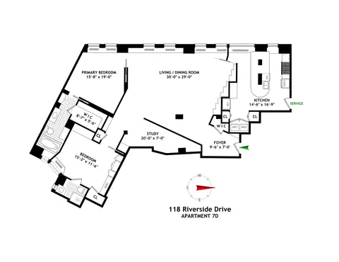 118 Riverside Dr #7D, New York, NY 10024
