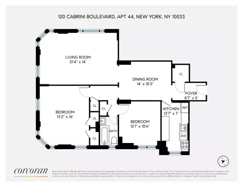120 Cabrini Blvd #44, New York, NY 10033