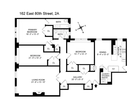 162 E 80th St #2A, New York, NY 10075