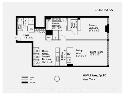 101 Wall St #7C, New York, NY 10005