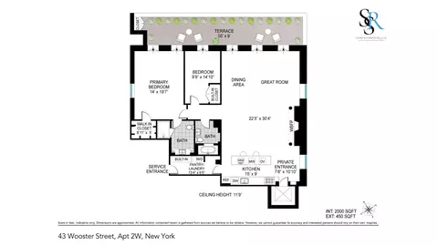 43 Wooster St #2W, New York, NY 10013