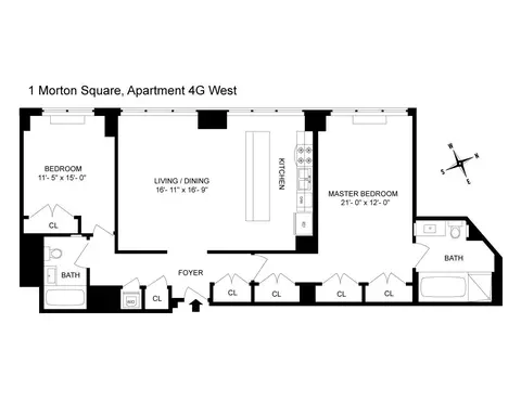 1 Morton Sq #4GW, New York, NY 10014