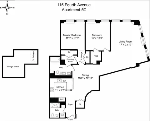 115 4th Ave #5C, New York, NY 10003