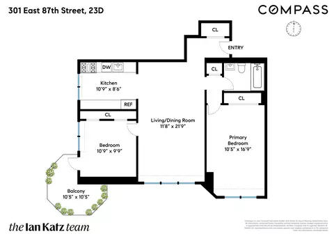 301 E 87th St #23D, New York, NY 10128